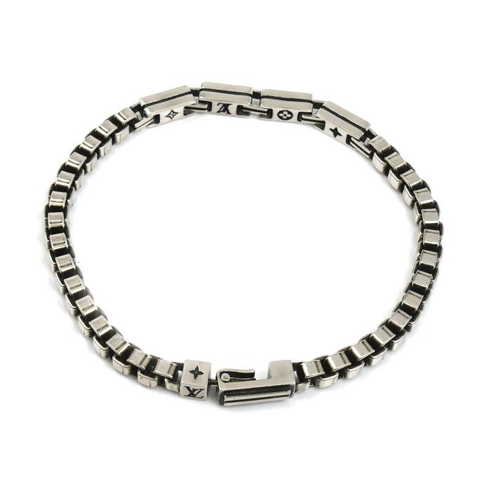 LOUIS VUITTON ルイ・ヴィトン シルバー925 LV テーラー ブレスレット