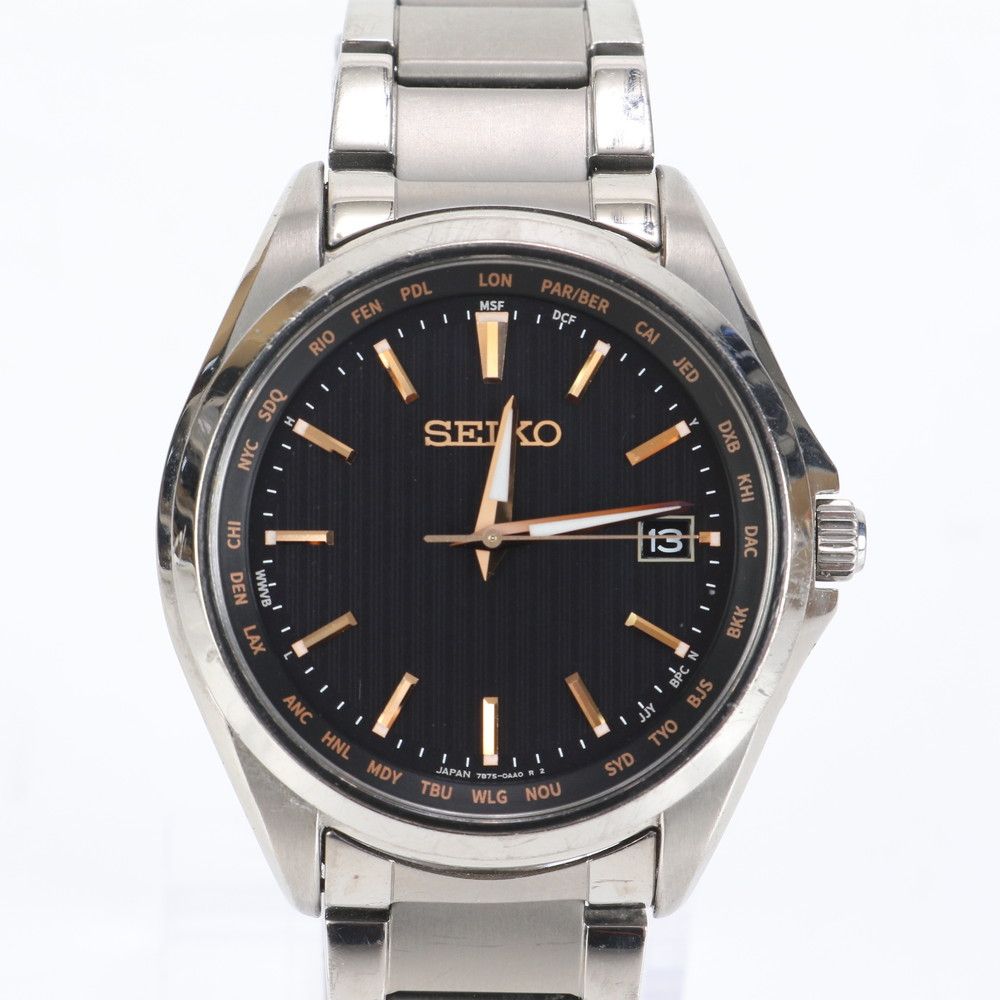 セイコー 7B75-0AA0 セレクション SEIKO ソーラー ウォッチSEIKO 