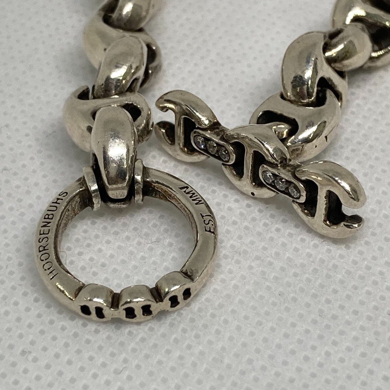 HOORSENBUHS】ホーセンブース 6Pダイヤ ブレスレット シルバー925 