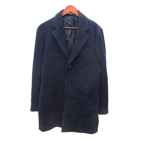 ティノラス MEN'S TENORAS チェスターコート シングル 総裏地 ウール M