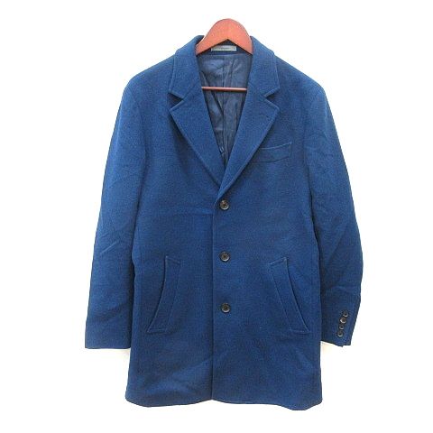 ティノラス MEN'S TENORAS チェスターコート シングル 総裏地 ウール