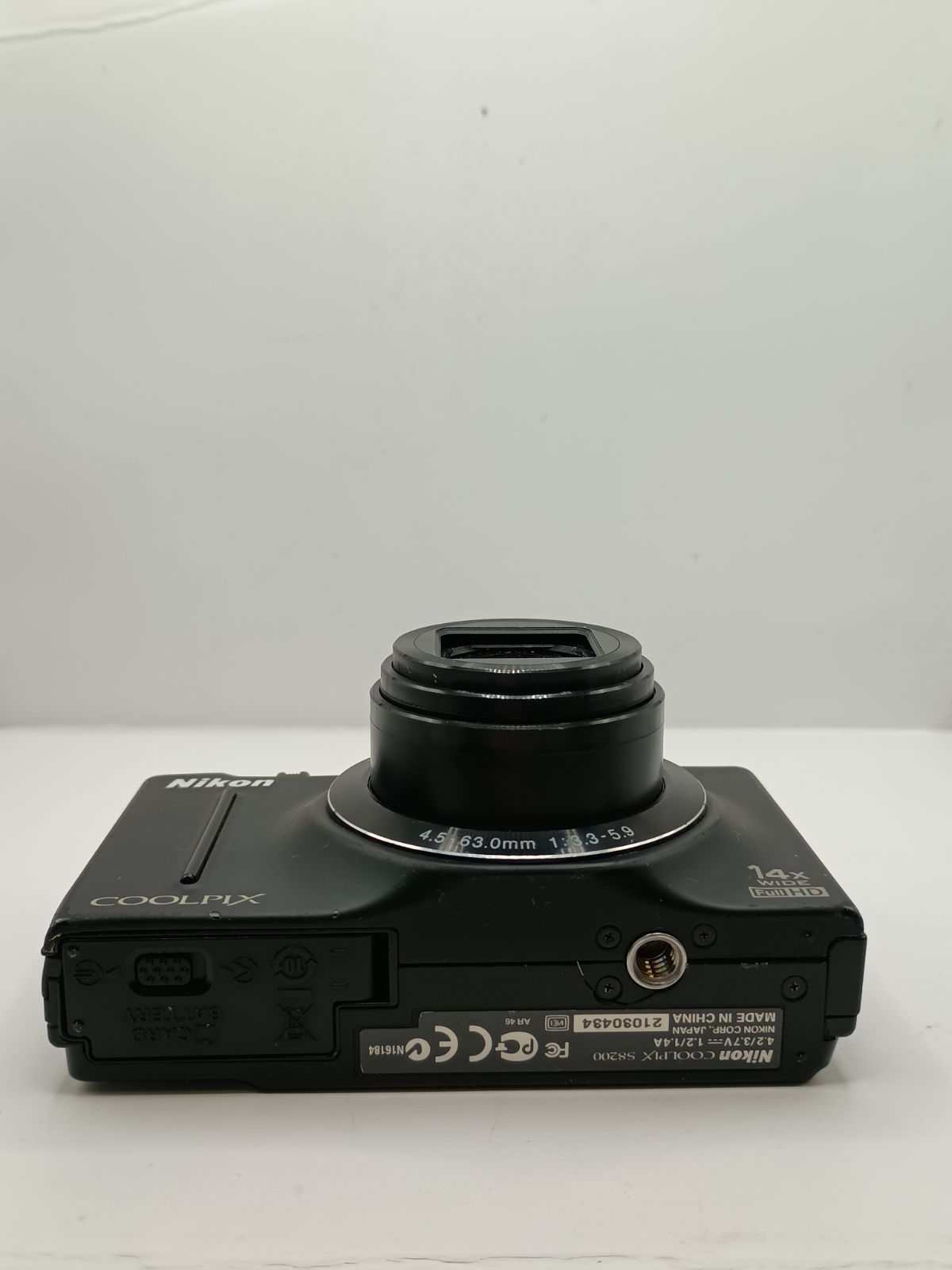 3470 【動作確認済】Nikon COOLPIX S8200 ブラック コンパクトデジタル