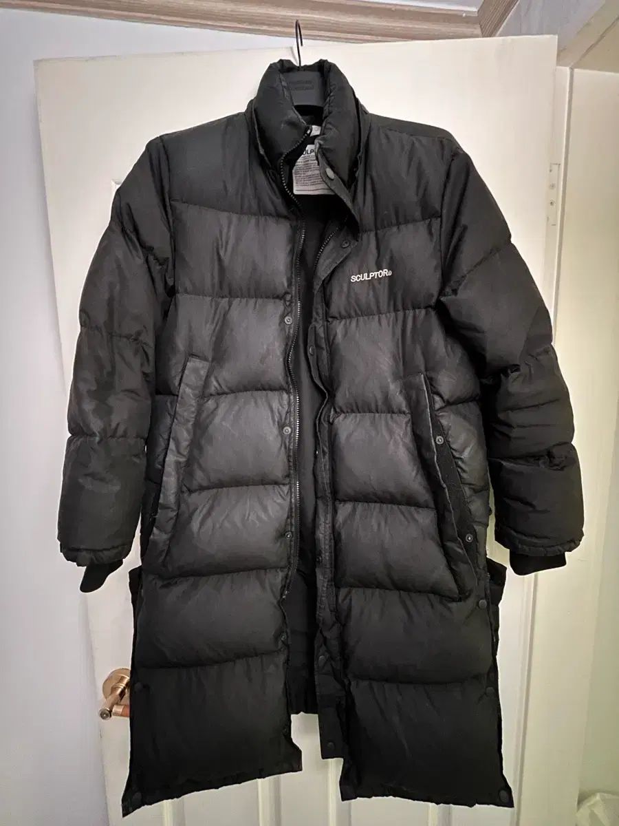 SCULPTOR ブラック ロング丈ダウンジャケット - メルカリ