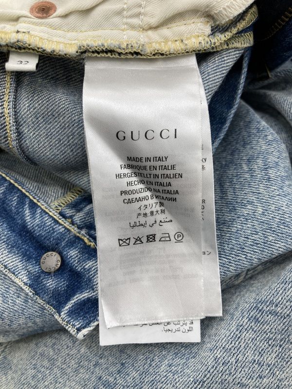 Gucci グッチ デニムパンツ ジーンズ ジーパン イタリア製 ズボン 古着