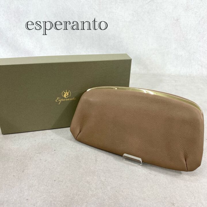 未使用 Esperanto エスペラント がま口 LONG WALLET ロング ウォレット