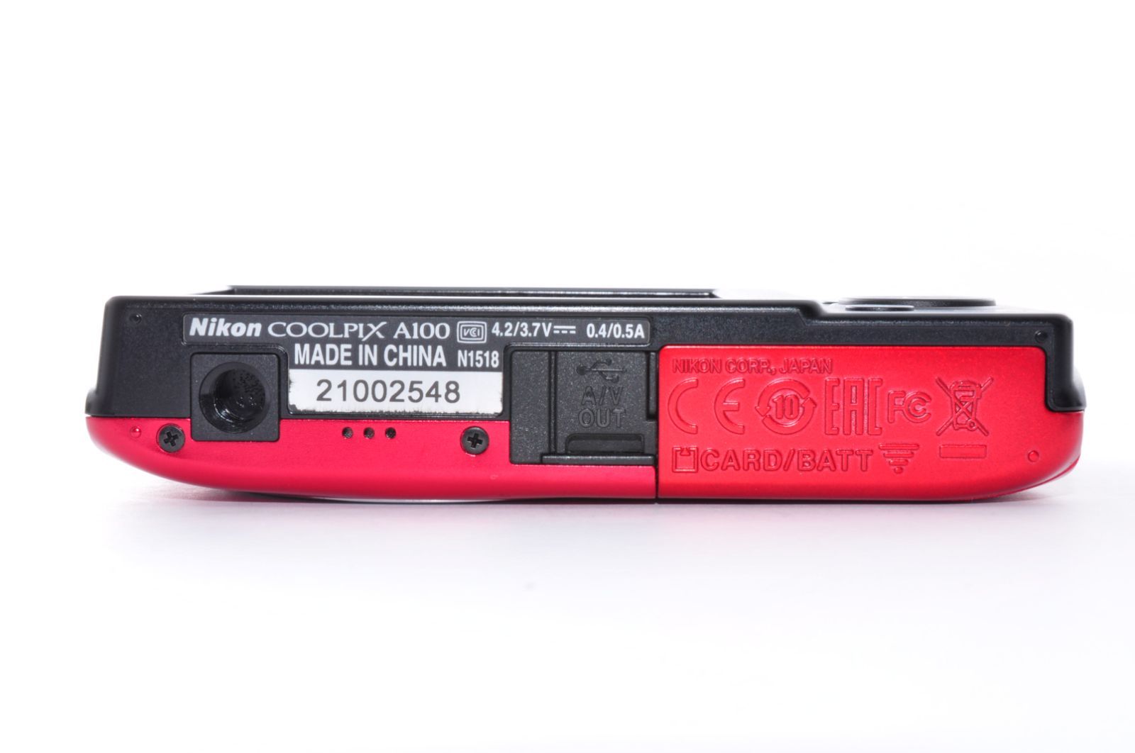 Nikon COOLPIX A100 DIGITAL Camera レッド デジカメ デジタルカメラ