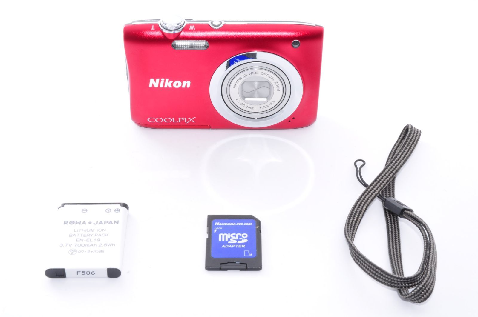 Nikon COOLPIX A100 DIGITAL Camera レッド デジカメ デジタルカメラ