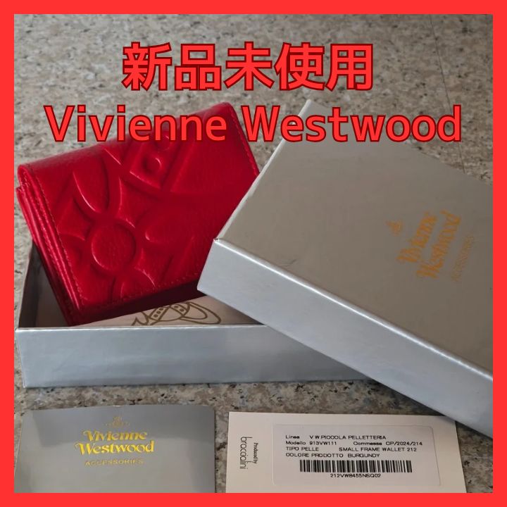 Vivienne Westwood 三つ折り財布　913VW111 Vivienne Westwood ブラック 三つ折り財布913VW111 - メルカリ