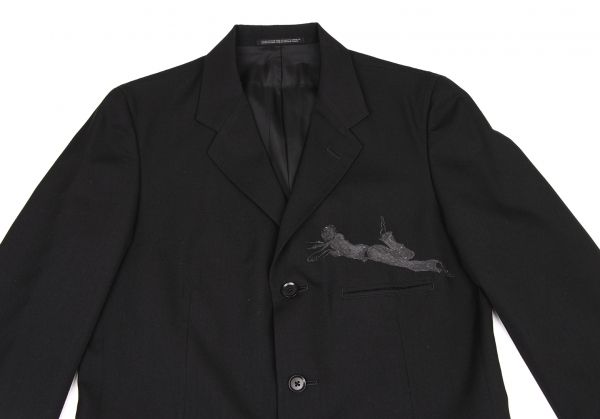 ヨウジヤマモトプールオムYohji Yamamoto POUR HOMME ウールギャバ女優