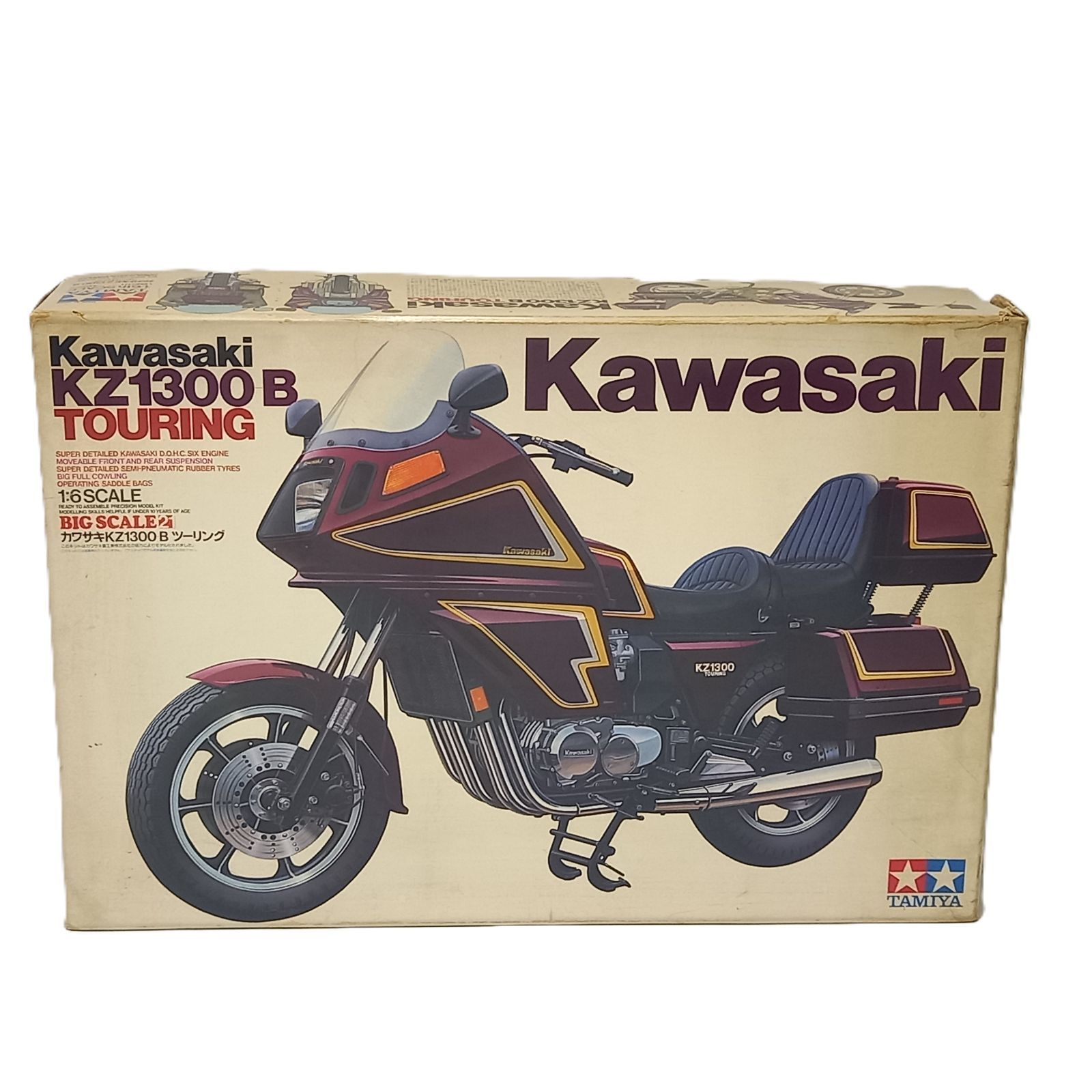 タミヤ 1/6スケール カワサキKZ1300B ツーリング バイク プラモデル