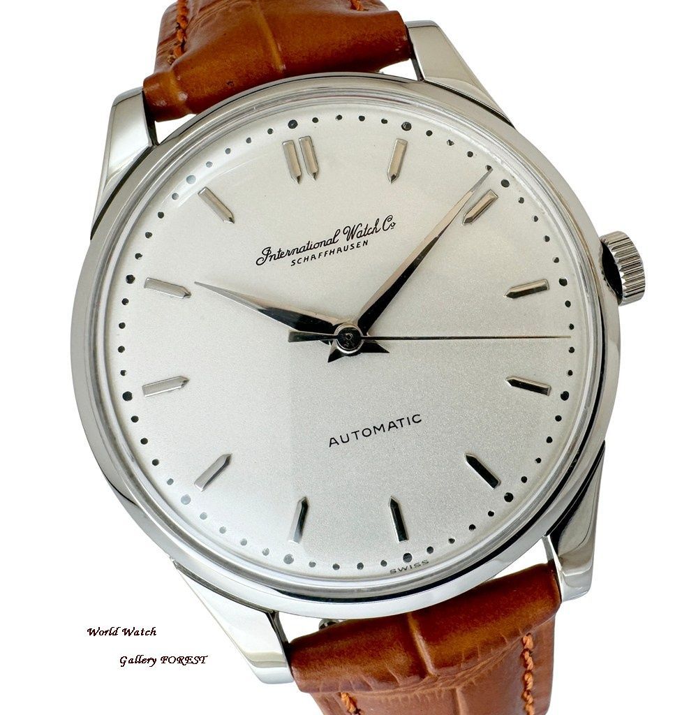  IWC Cal.853 オールドインター 筆記体ロゴ アンティーク ヴィンテージ ぺラトン式 自動巻き メンズ腕時計 外装仕上げ Aランク ジャストフィット 自動巻き時計 腕時計(アナログ)