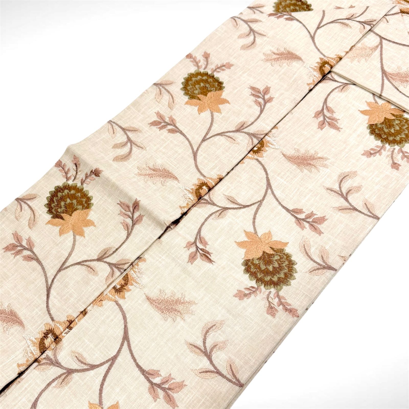 インド刺繍 名古屋帯 「凛」 花唐草 0468 - メルカリ