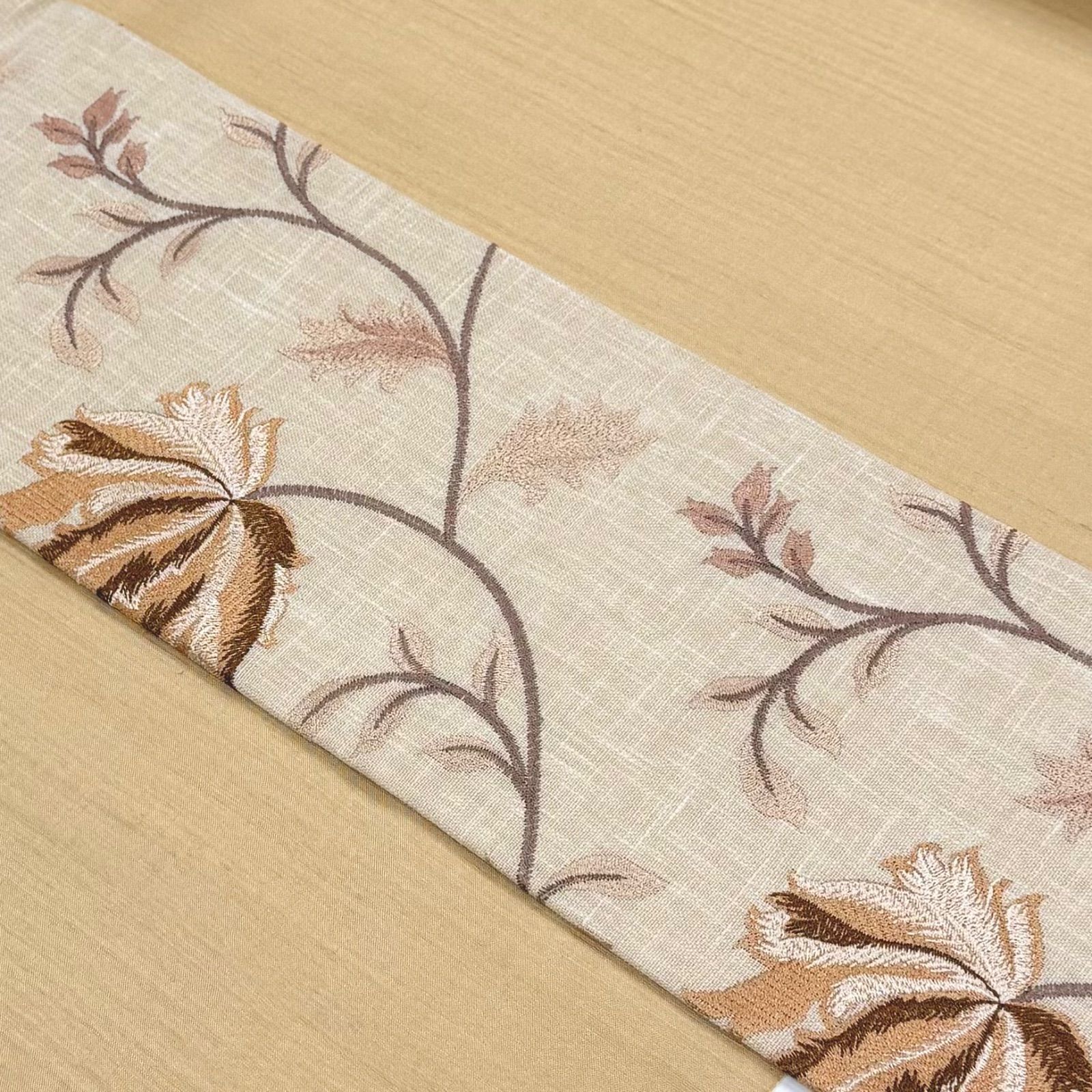 インド刺繍 名古屋帯 「凛」 花唐草 0468 - メルカリ