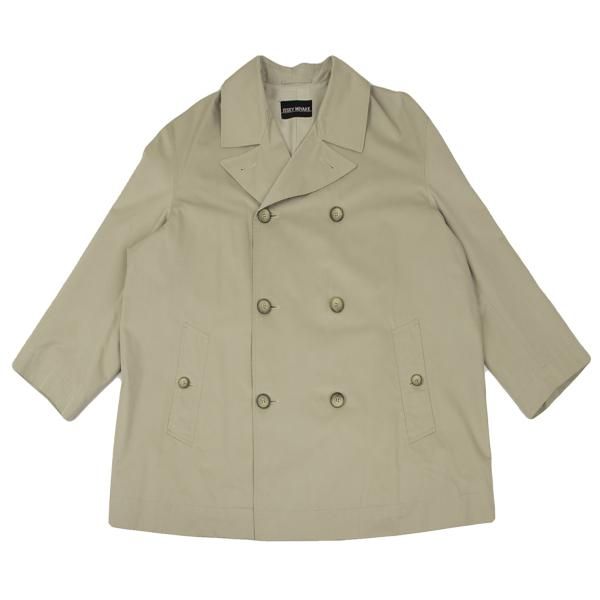 イッセイミヤケ メンISSEY MIYAKE MEN コットンダブルデザインコート ベージュL イッセイミヤケ メンISSEY MIYAKE MEN コットンダブルデザインコート