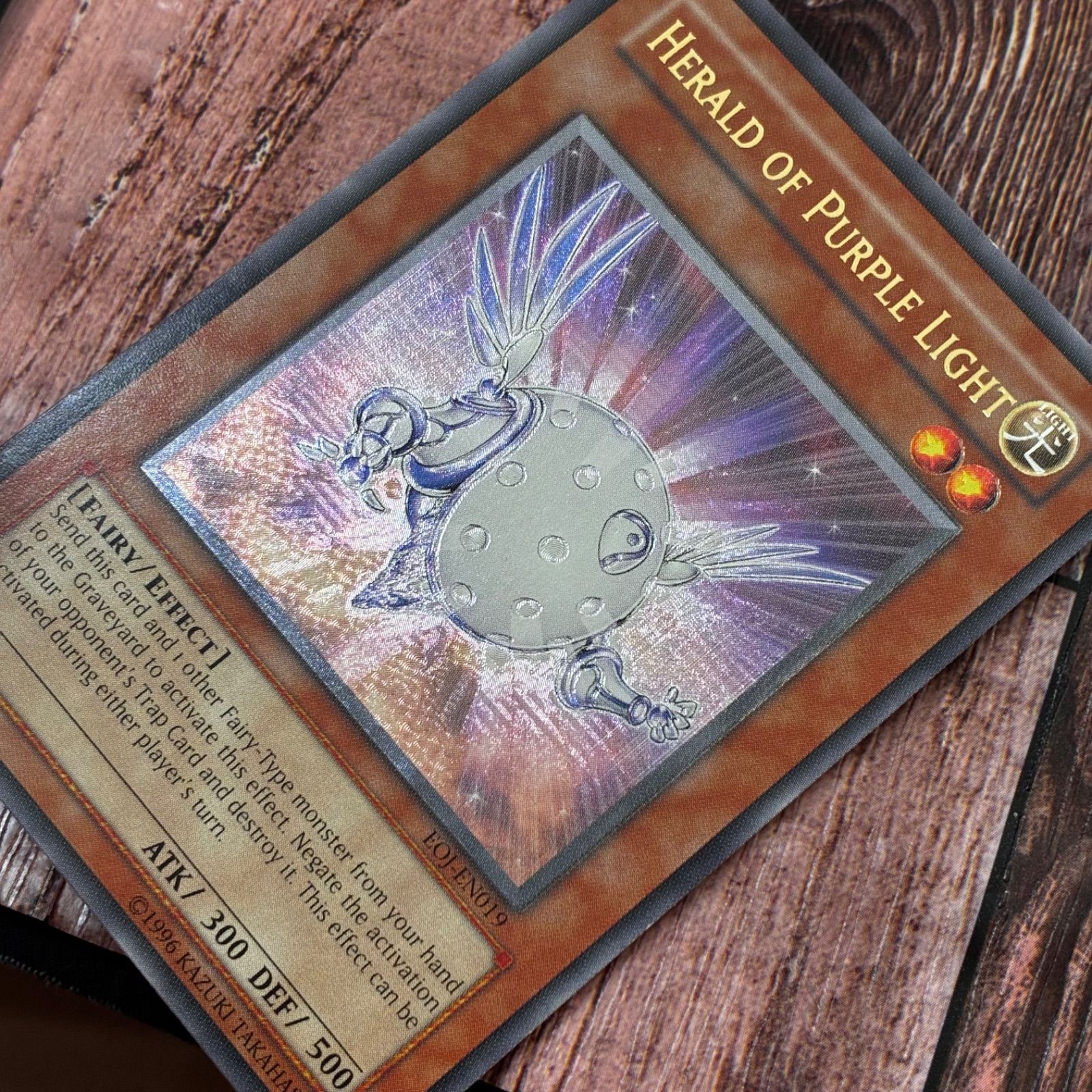 遊戯王 紫光の宣告者 レリーフ 旧アジア版 EOJ-AE019 【公式通販】