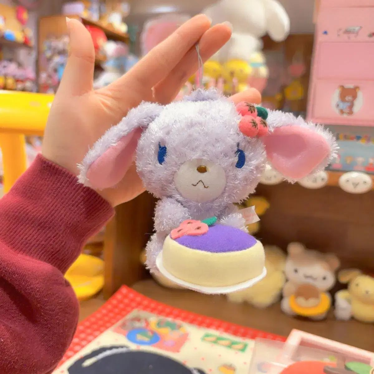 【レア】シュガーバニーズ　ブルーベリーうさ　ぬいぐるみ シュガーバニーズ ブルーベリーうさ ぬいぐるみ ストロベリーうさ