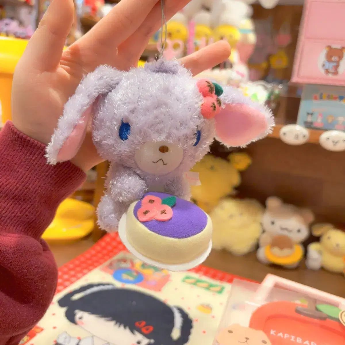 シュガーバニーズ ブルーベリーうさ ぬいぐるみ ストロベリーうさ