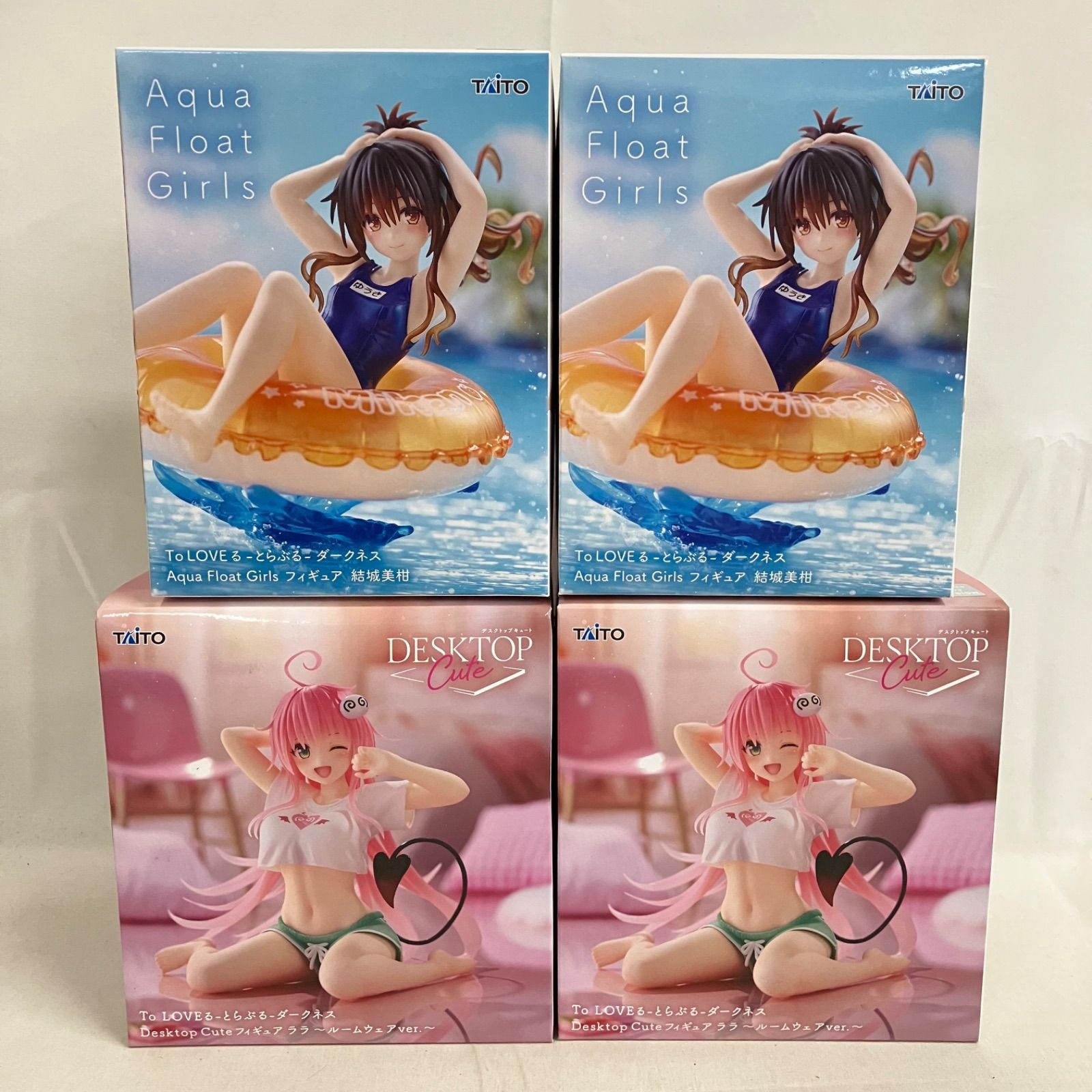未開封 ToLOVEる とらぶる ダークネス 結城美柑 ララ フィギュア 4個 