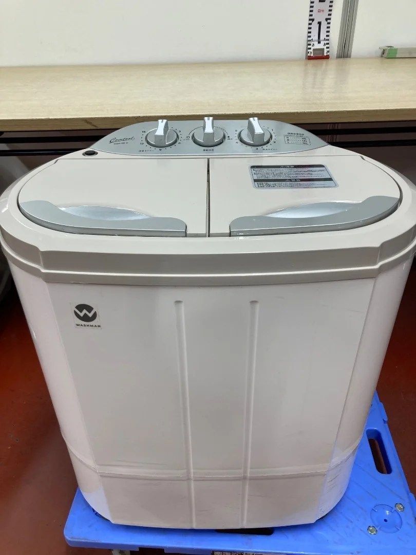 ウォッシュマン 2槽式小型洗濯機 TOM-05w 2022年製 3.6kg二槽式洗濯機 