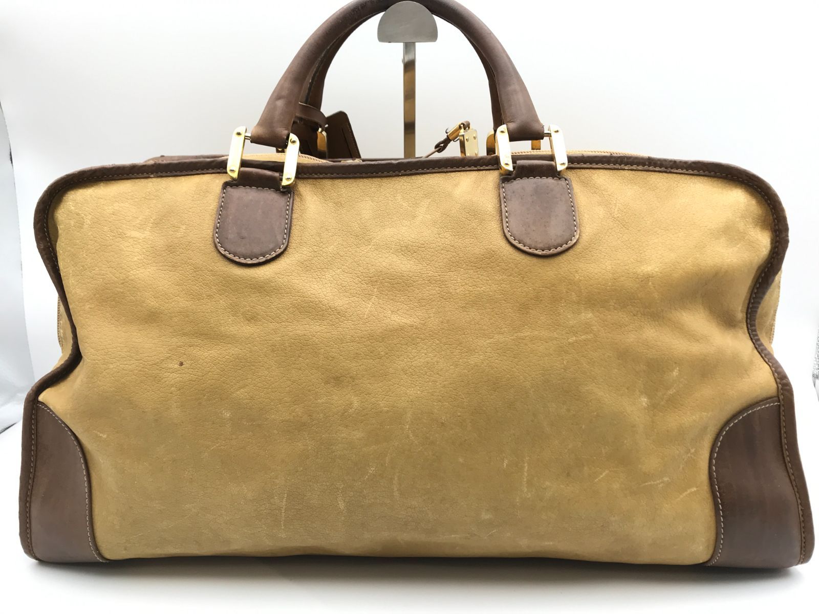 LOEWE ロエベ ボストンバッグ アナグラム アマソナ50 レザー 4930