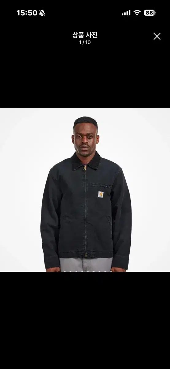 Carhartt カーハート デトロイト ブラック ストーン カンヴァス