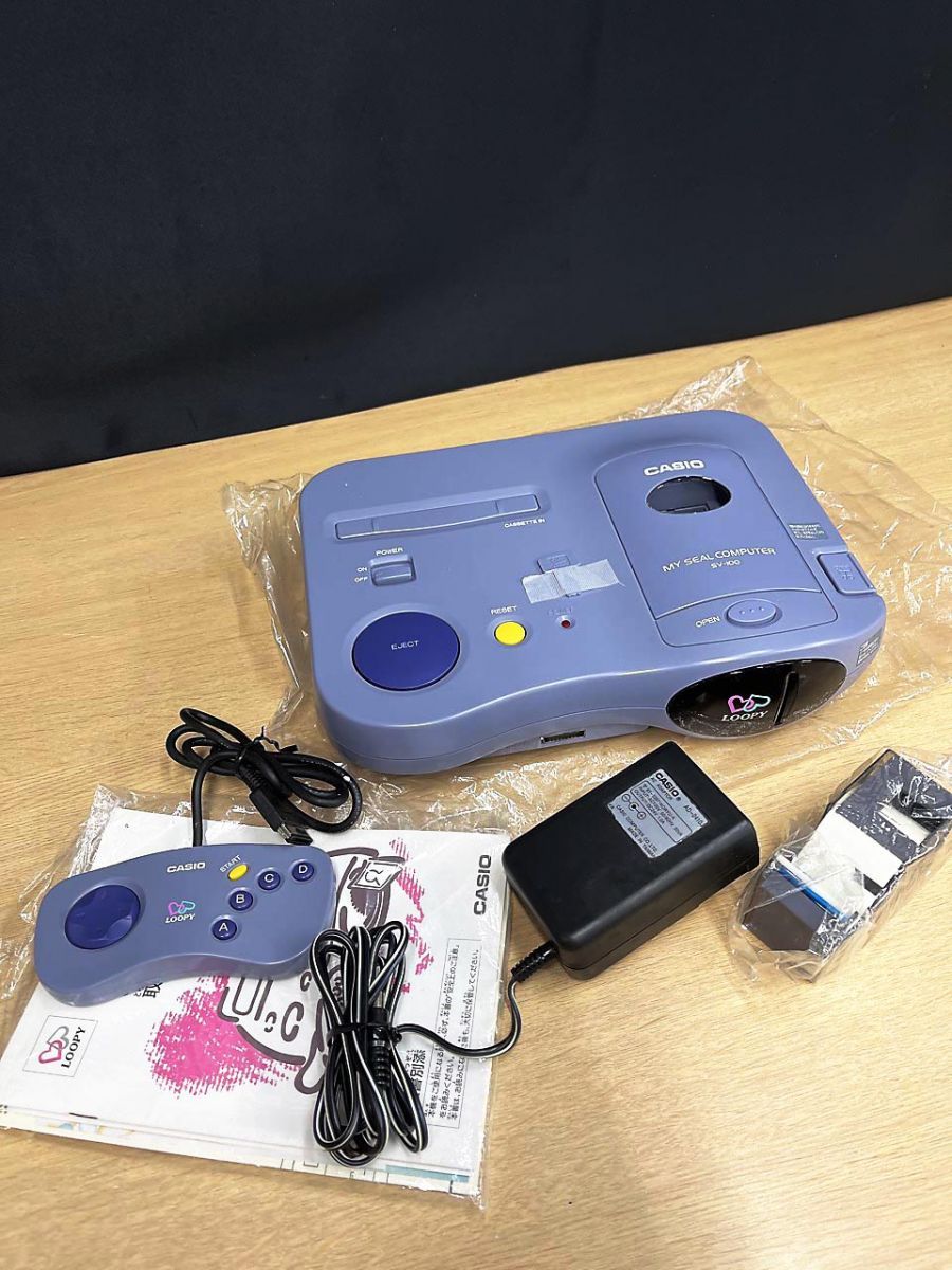 ジャンク品】 CASIO カシオ LOOPY ルーピー マイシールコンピューター