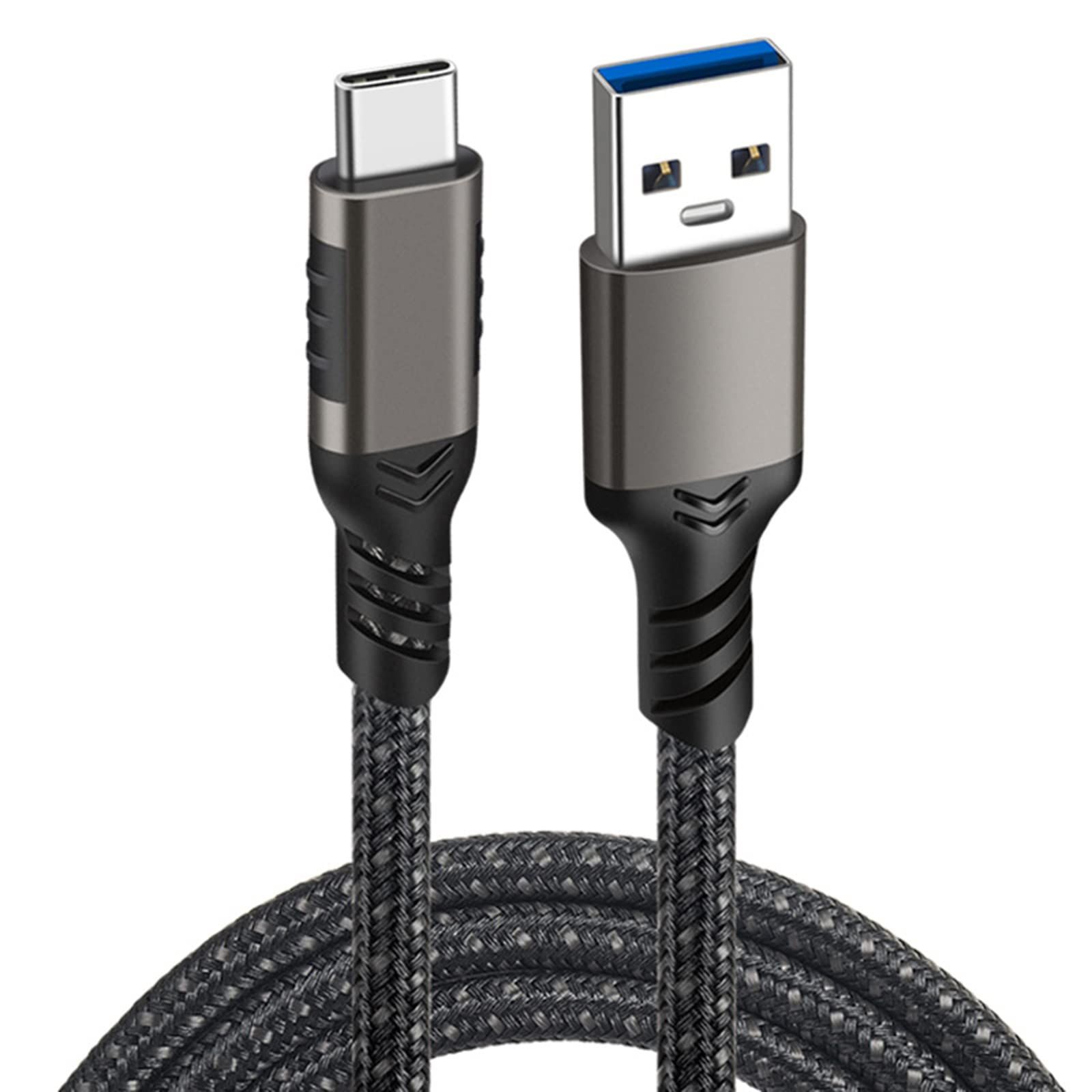 USB-A to USB-C Cable 5m Popolier USB3.1 Gen2 [10Gbps Data Transfer/60W Fast Charging/Android Auto Compatible] Type C Heavy Duty Nylon External SSD, HDD, Smartphone, Tablet, Laptop vs....
