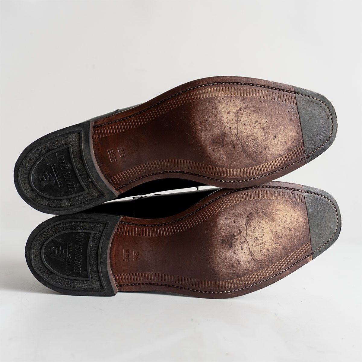 美品】SCOTCH GRAIN【9052/ストレートチップ レザーシューズ】26EEE