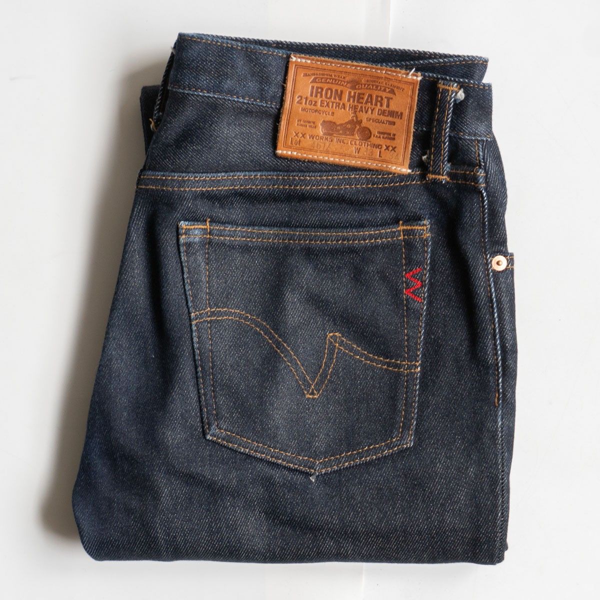 美品】IRON HEART【LOT 461 21oz EXTRA HEAVY DENIM】33×34 デニム 