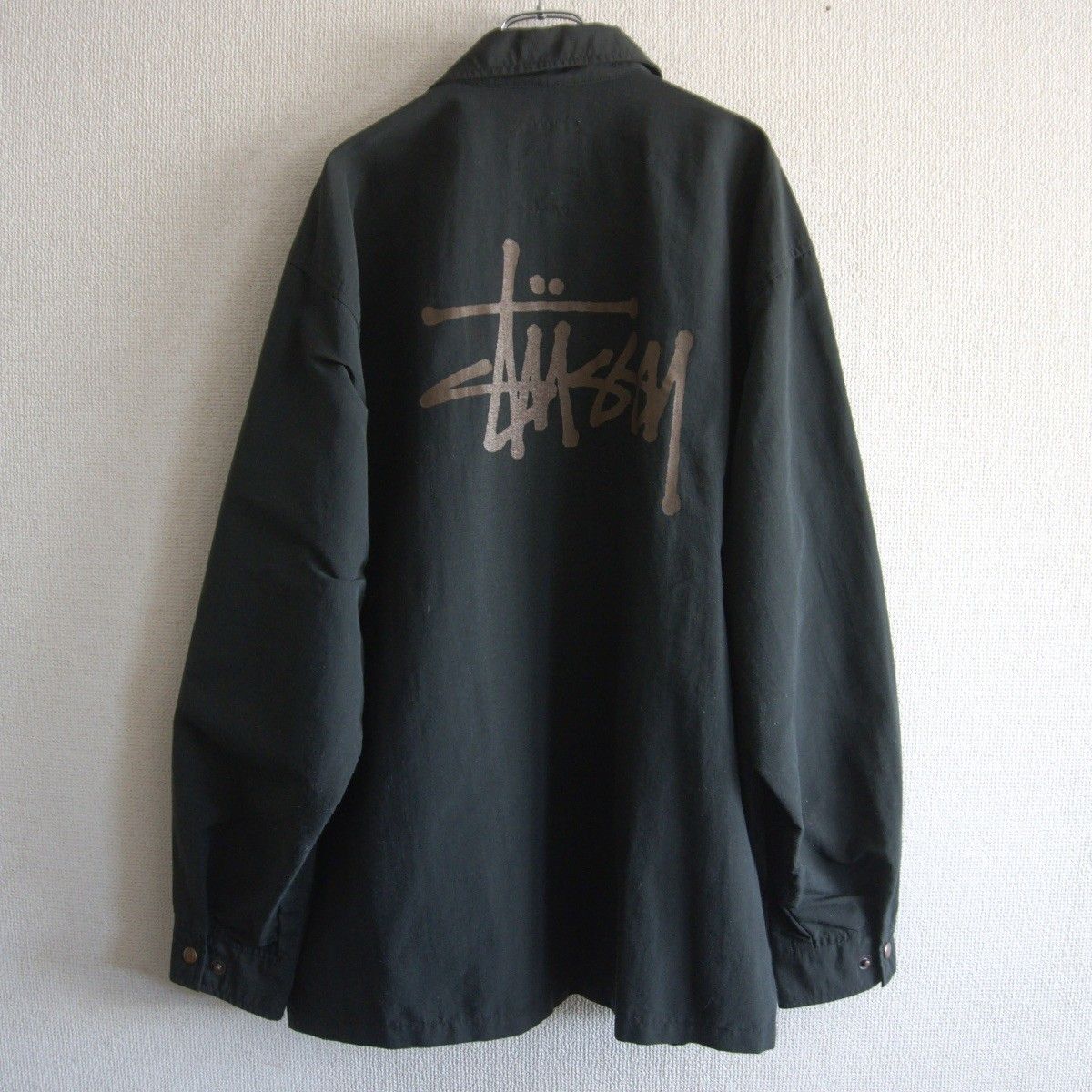 90s/USA製】OLD STUSSY【ナイロン コーチ ジャケット】 L オールド 