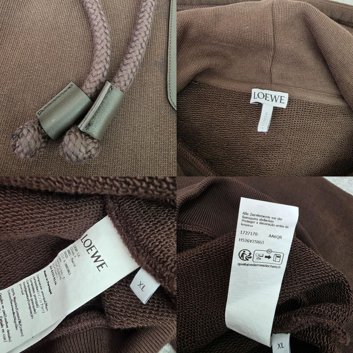 LOEWE LOEWE ロエベ 24SS リラックスフィット フーディー（コットン 