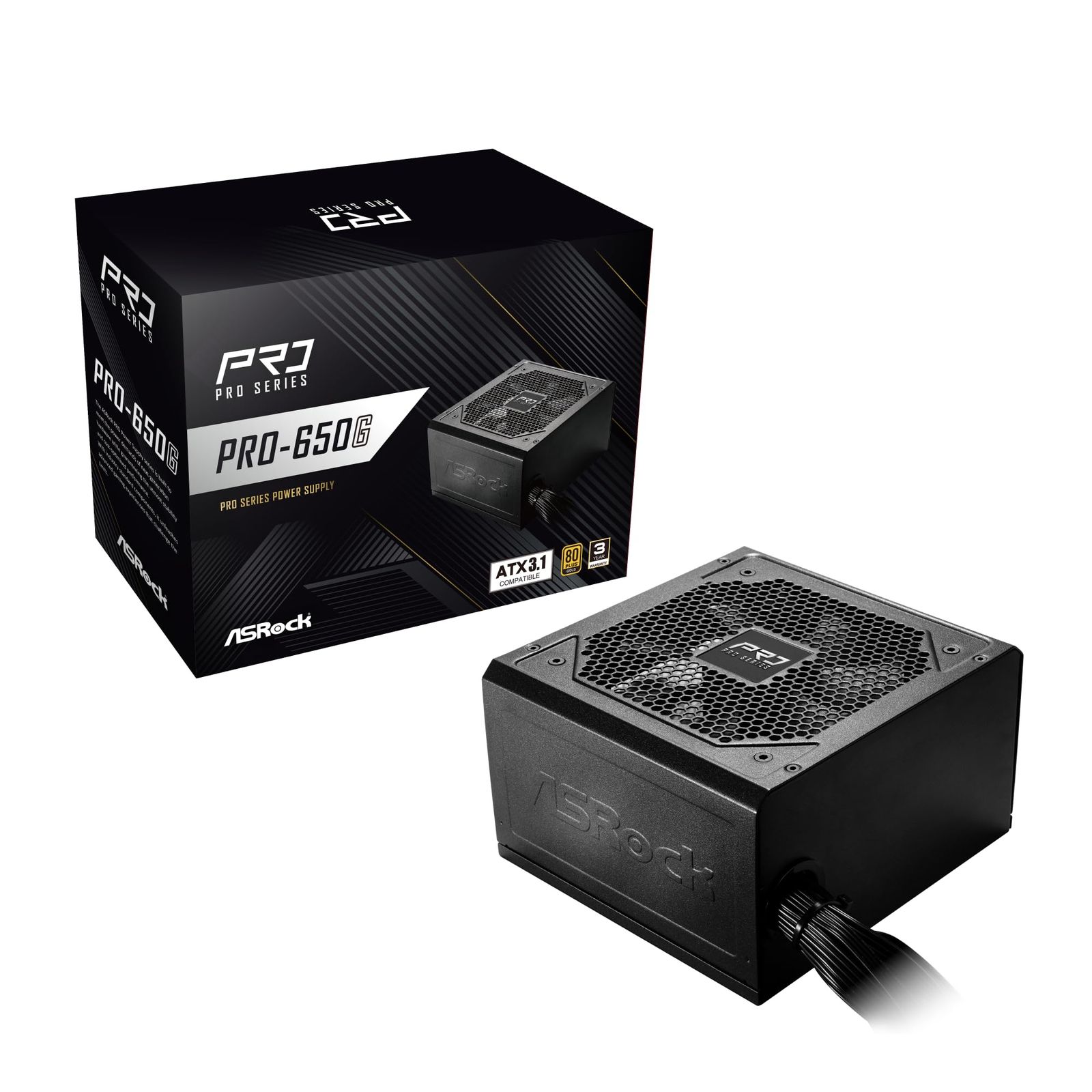 Amazon.co.jp限定】ASRock PRO スタンダードモデル PC電源ユニット 