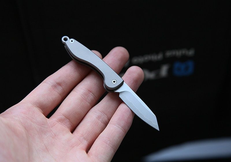 edc チタン EDC チタン合金製マルチツールカラビナ ダマスカスナイフ
