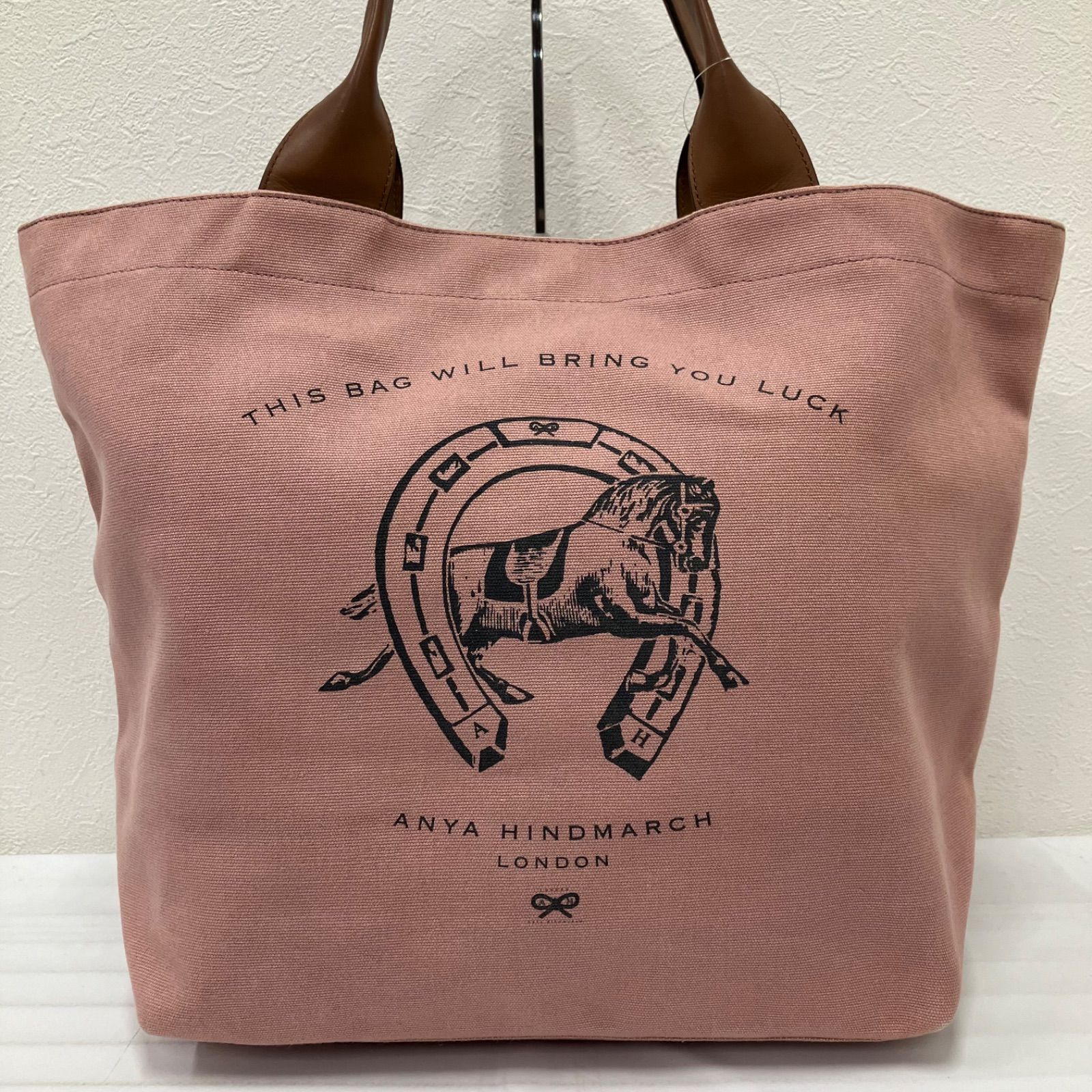 Y9516 ANYA HINDMARCH アニヤハインドマーチ トートバッグ 