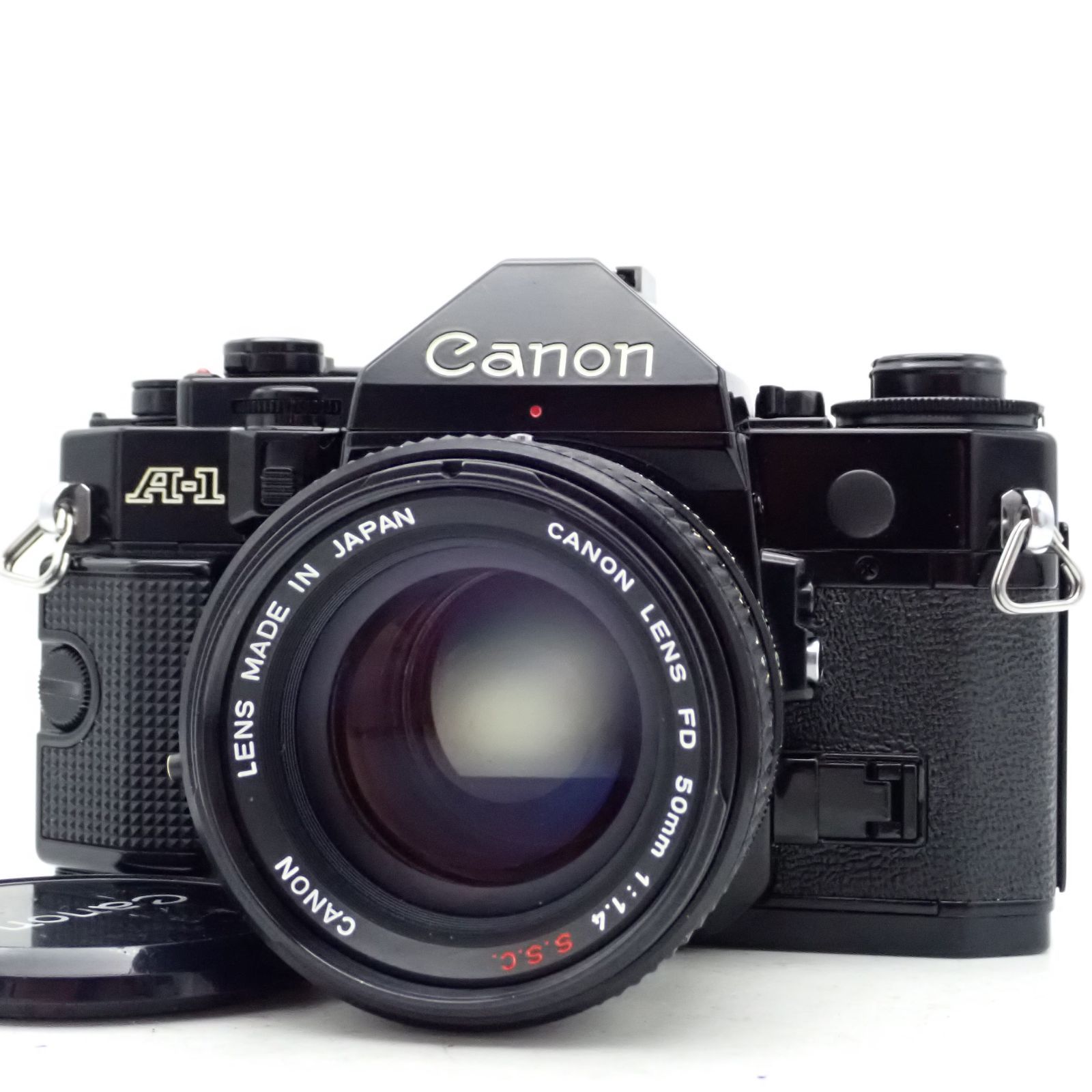 美品 Canon A-1 一眼レフフィルムカメラ FD 50mm f1.4 S.S.C. 美品 Canon A-1 一眼レフフィルムカメラ FD 50mm f1.4 S.S.C.