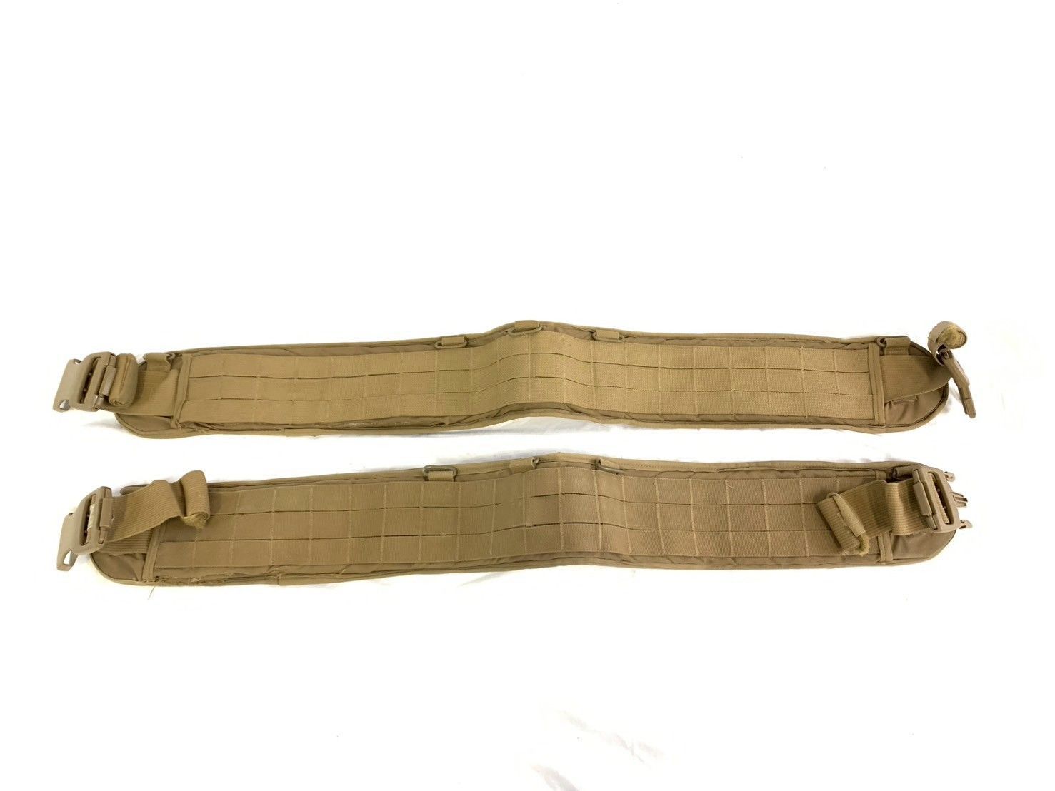 【米軍放出品】USMC ベルト MサイズSUB BELT コヨーテブラウン 米軍放出品】USMC MOLLEパッド付タクティカルベルト MサイズSUB BELT