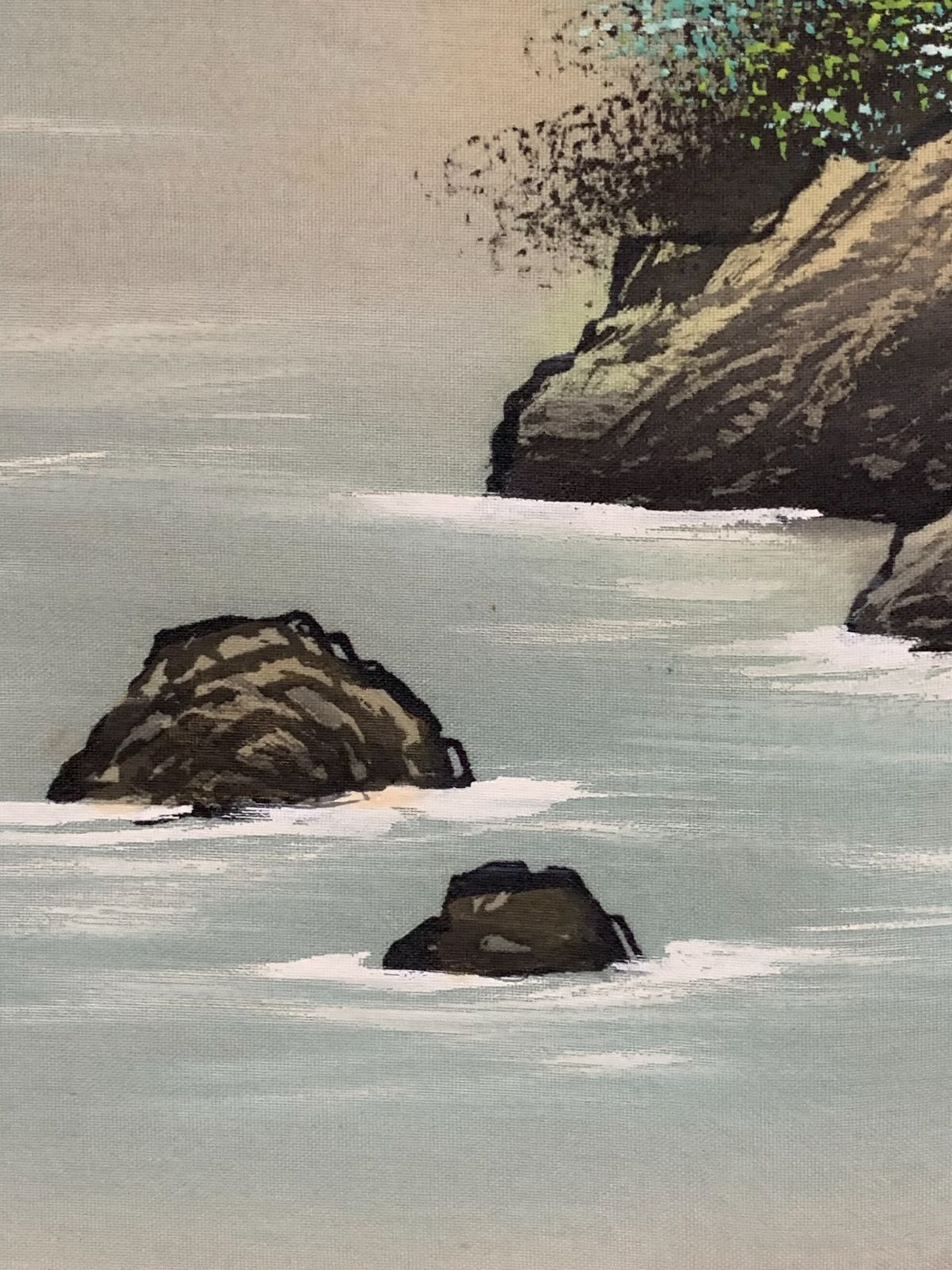 掛け軸】334 春峰「色山水」#茶掛 #掛軸 #古美術 #骨董 #お値下げ歓迎