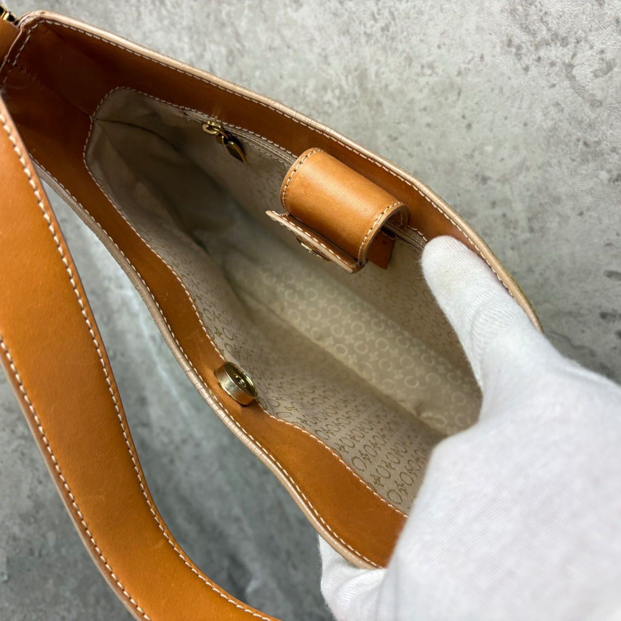 ✨良品✨ CELINE セリーヌ ワンショルダーバッグ トートバッグ 総柄 C 