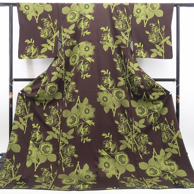 ❁tomihisa❁新品 斉藤上太郎 落款 お仕立て上がり品 着物 正絹 仕付け
