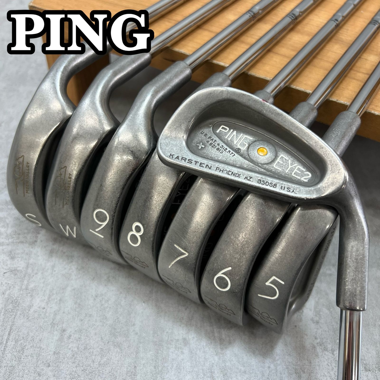 PING EYE2+ ムーンバレー メンズゴルフ アイアンセット 8本 右利き用 