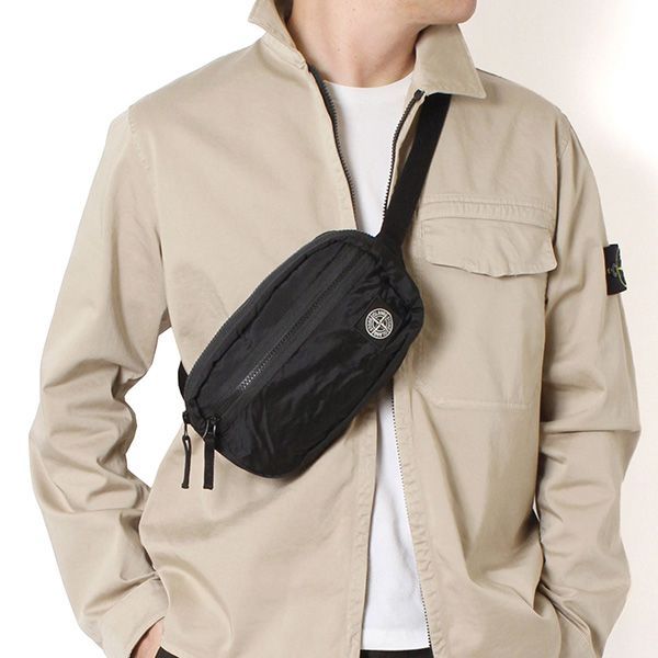 ⭐︎ストーンアイランド　★STONE ★ バムバッグ　レア！！ STONE ISLAND（ストーン アイランド） 26SSモデル メンズ コンパス