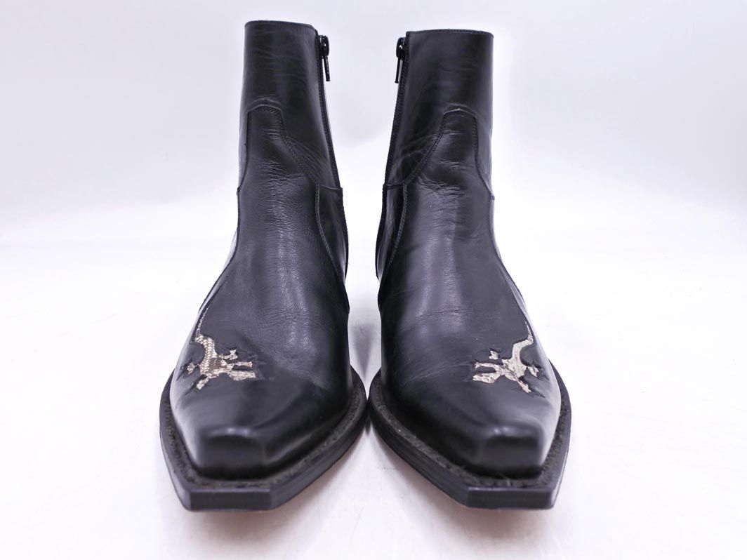 SENDRA センドラ スペイン製 レザー ショート ブーツ size39（24.5cm