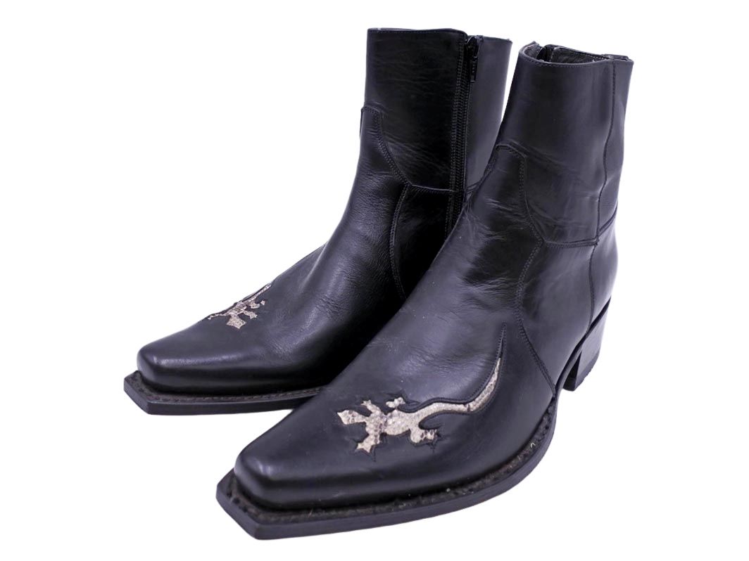 SENDRA センドラ スペイン製 レザー ショート ブーツ size39（24.5cm