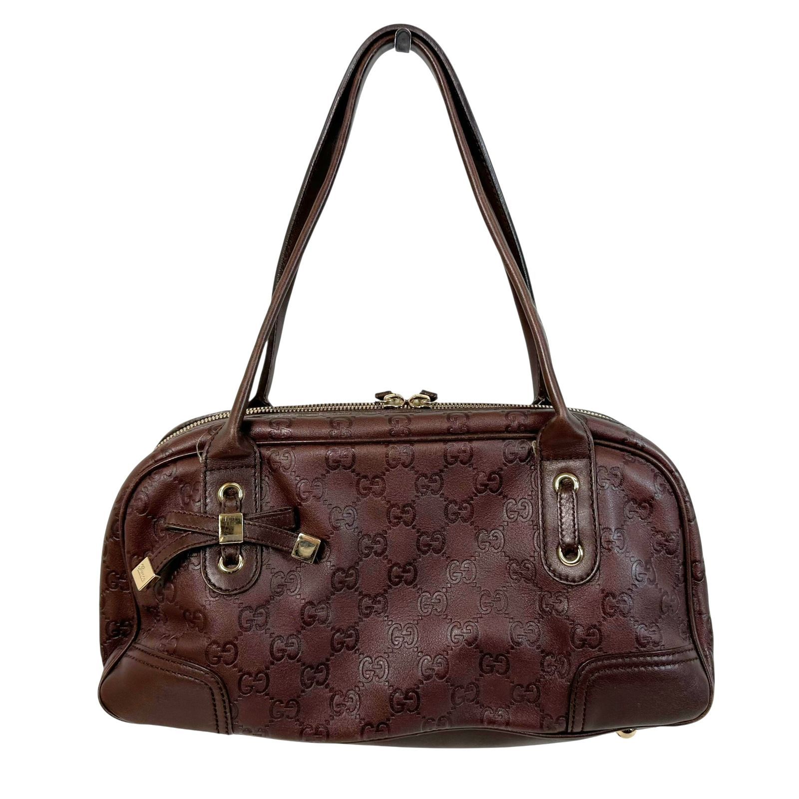 GUCCI 】グッチシマレザー GGプリンシー ハンドバッグ 161720 手提げ