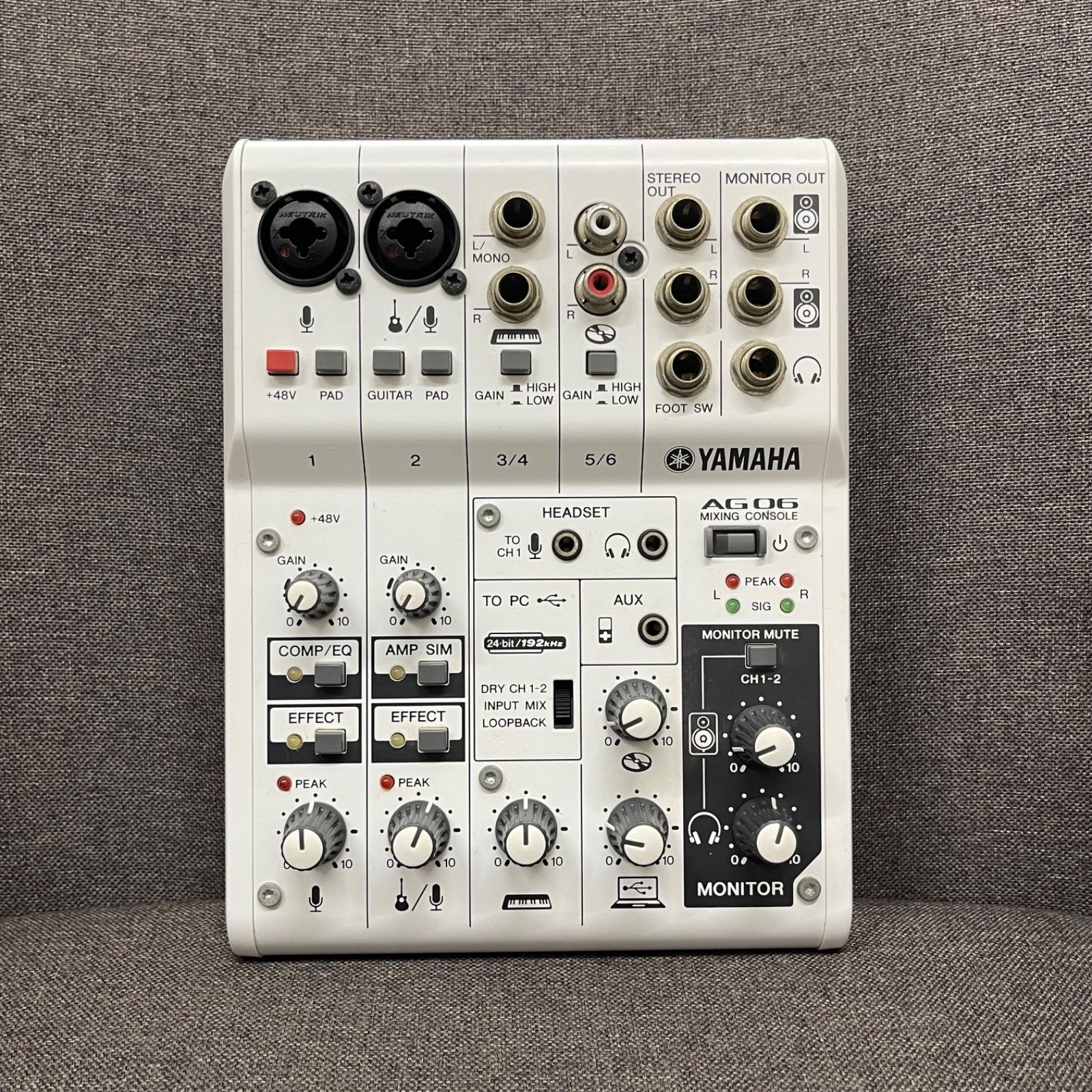 NPA】ジャンク YAMAHA ヤマハ オーディオインターフェイス AG06 - メルカリ