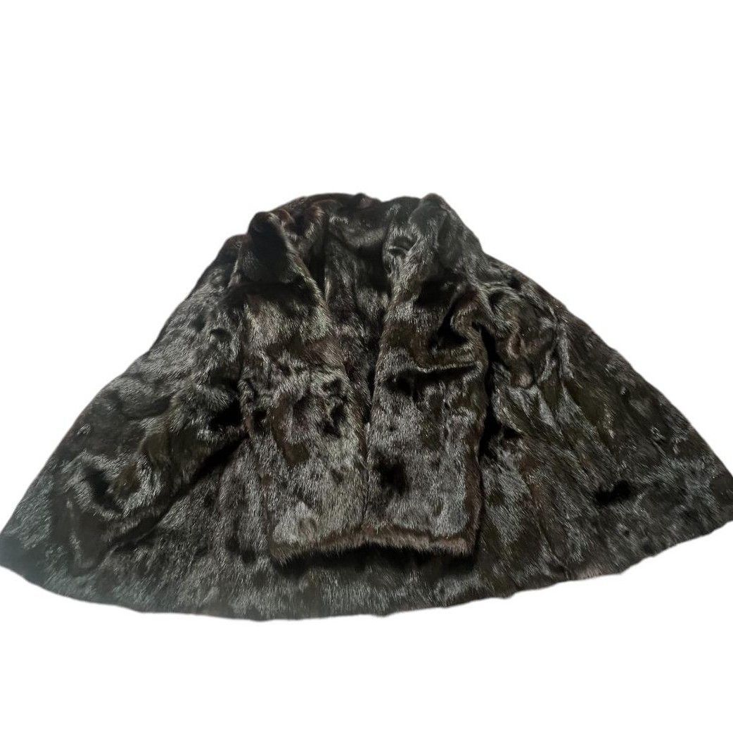 最高級品】BLACKGLAMA グラマミンク ファーコート リアルファー 本毛皮