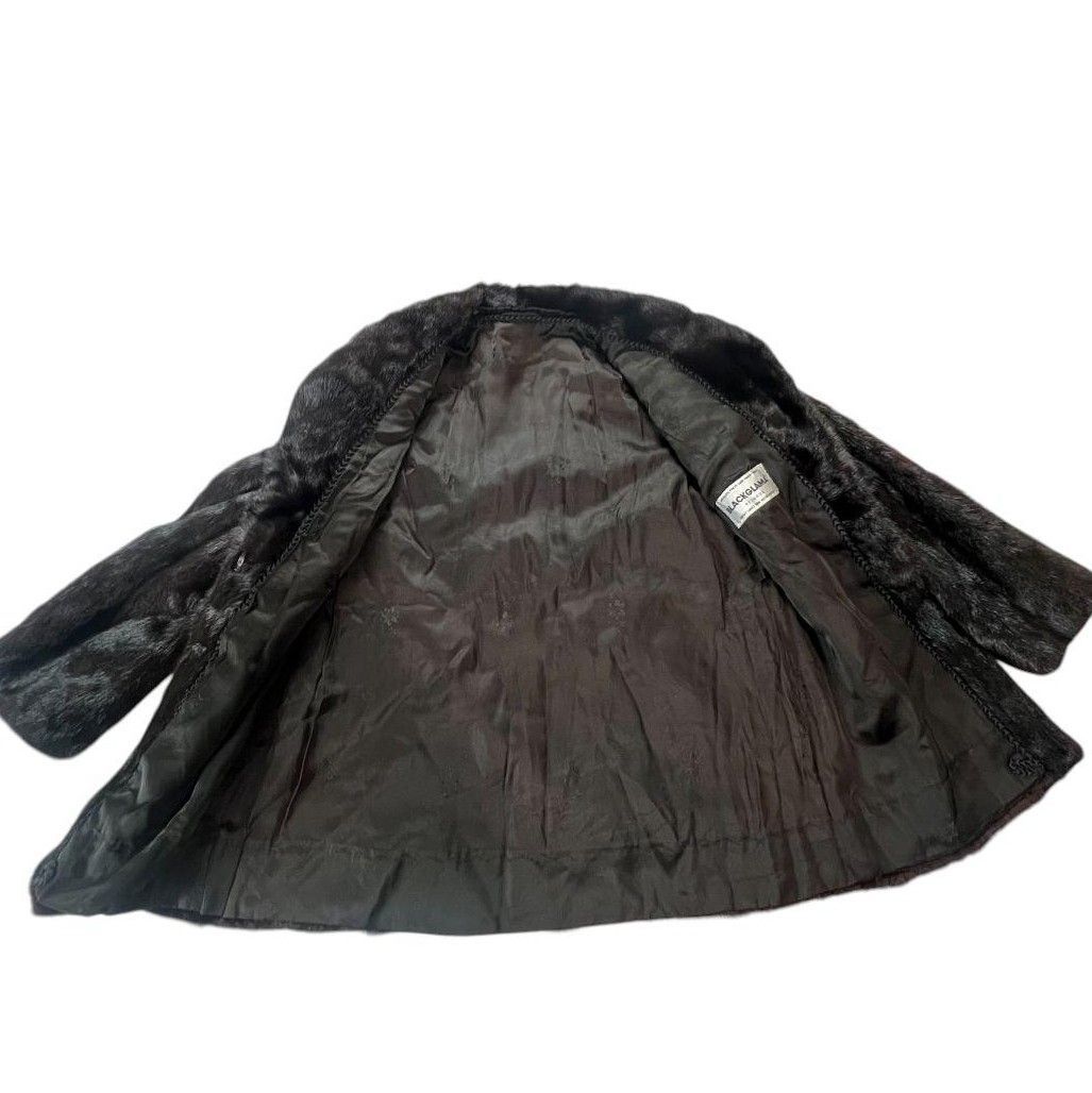 最高級品】BLACKGLAMA グラマミンク ファーコート リアルファー 本毛皮