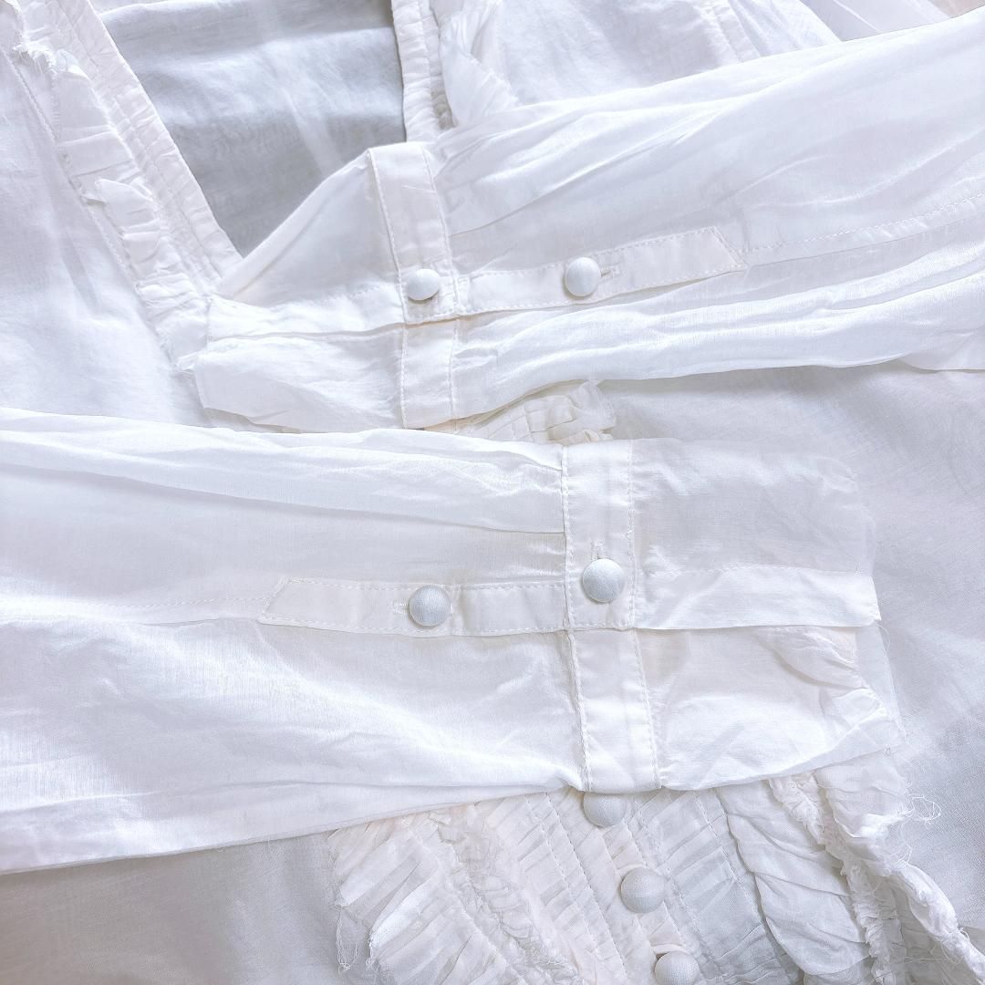 美品】kei shirahata 長袖ブラウスチュニック シルク混 F - メルカリ