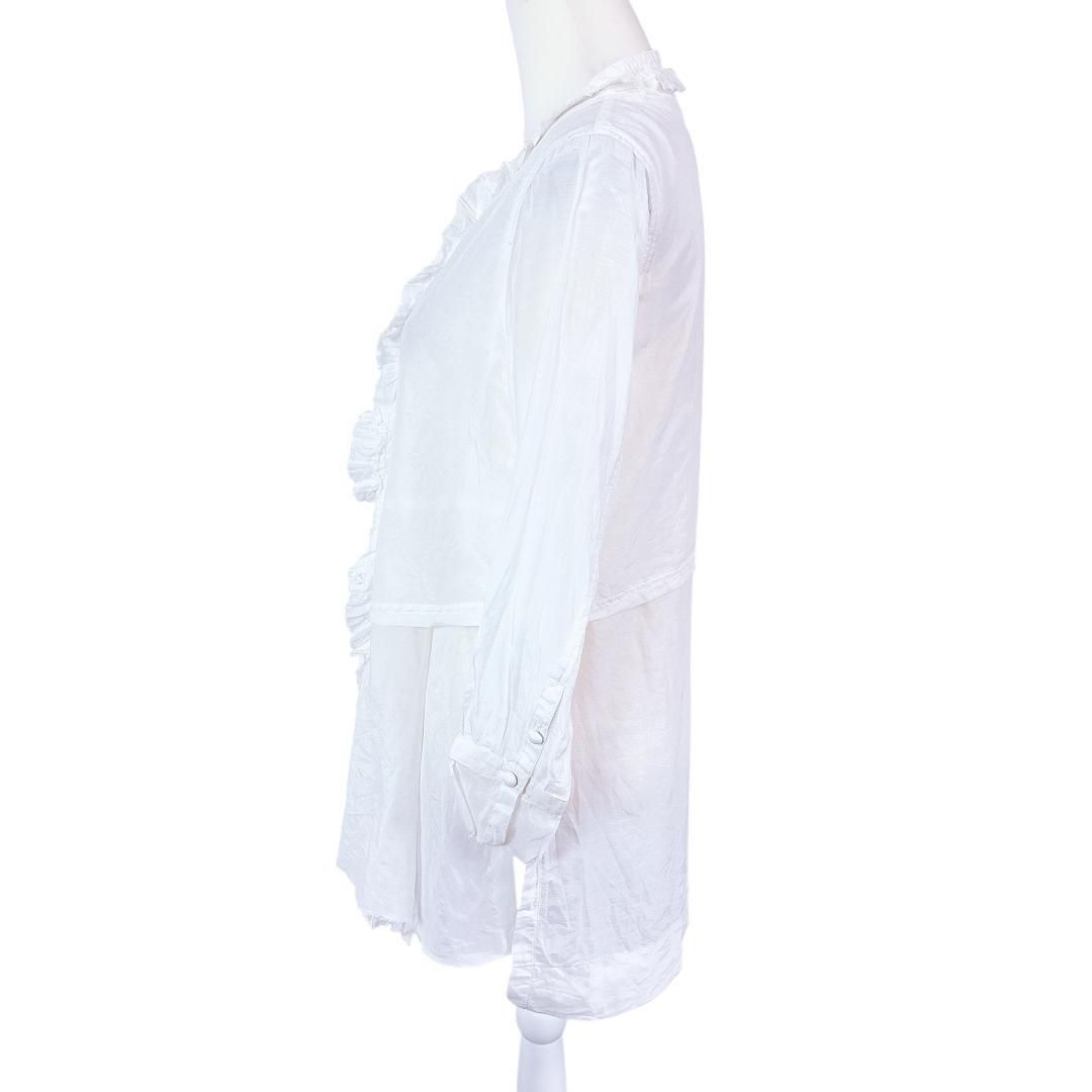 美品】kei shirahata 長袖ブラウスチュニック シルク混 F - メルカリ