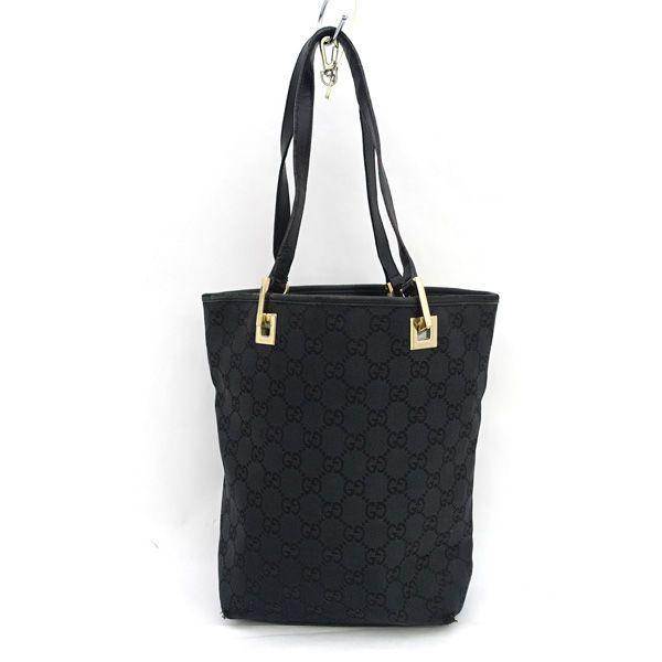 バッグ GUCCI グッチ GGキャンバス ハンドバッグ ブラック レディース 鞄